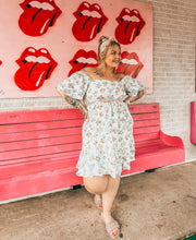 Load image into Gallery viewer, Floral Gauze Mini Dress
