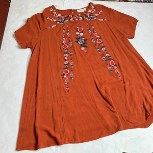 Rust Umgee Womens Dress, XL