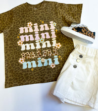 Load image into Gallery viewer, Mini leopard repeat Graphic Tee
