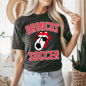 Soccer Tongue Leopard Tee