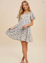 Load image into Gallery viewer, Floral Gauze Mini Dress
