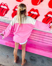 Load image into Gallery viewer, Color Block Terry Cloth Shacket
