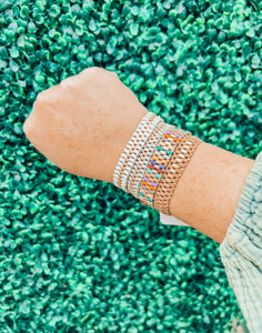 Metal stretch bracelet