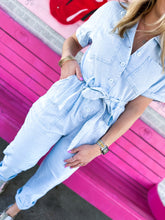 Load image into Gallery viewer, Utility waist tie jumpsuit
