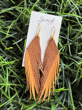 Load image into Gallery viewer, Jems by Jess Short Leather Feathers

