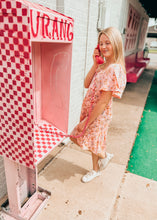 Load image into Gallery viewer, Floral Gauze Mini Dress
