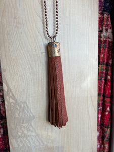 Jems by Jess Tassel Leather Necklaces