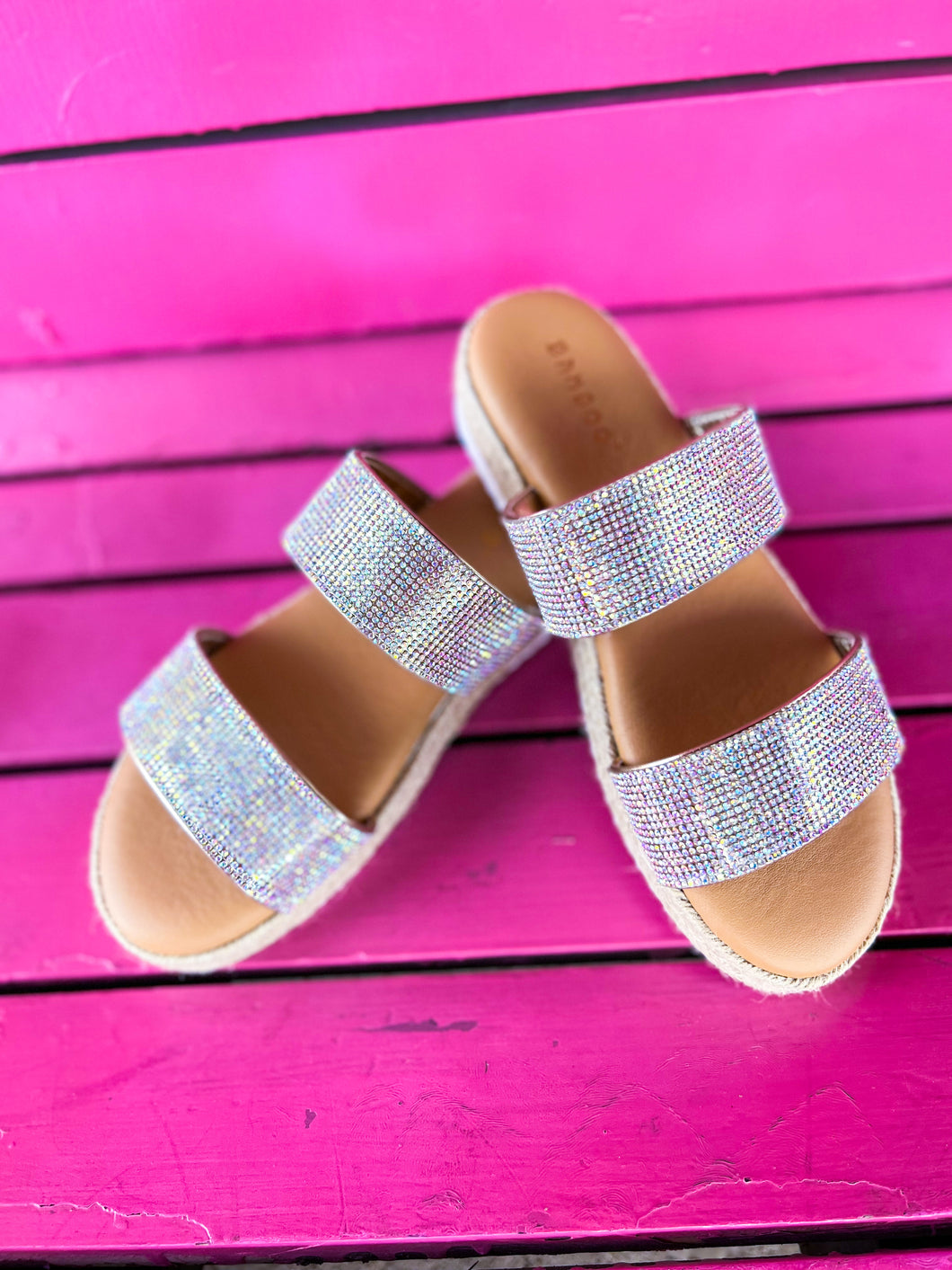 Rhinestone Bamboo Shoes, 7