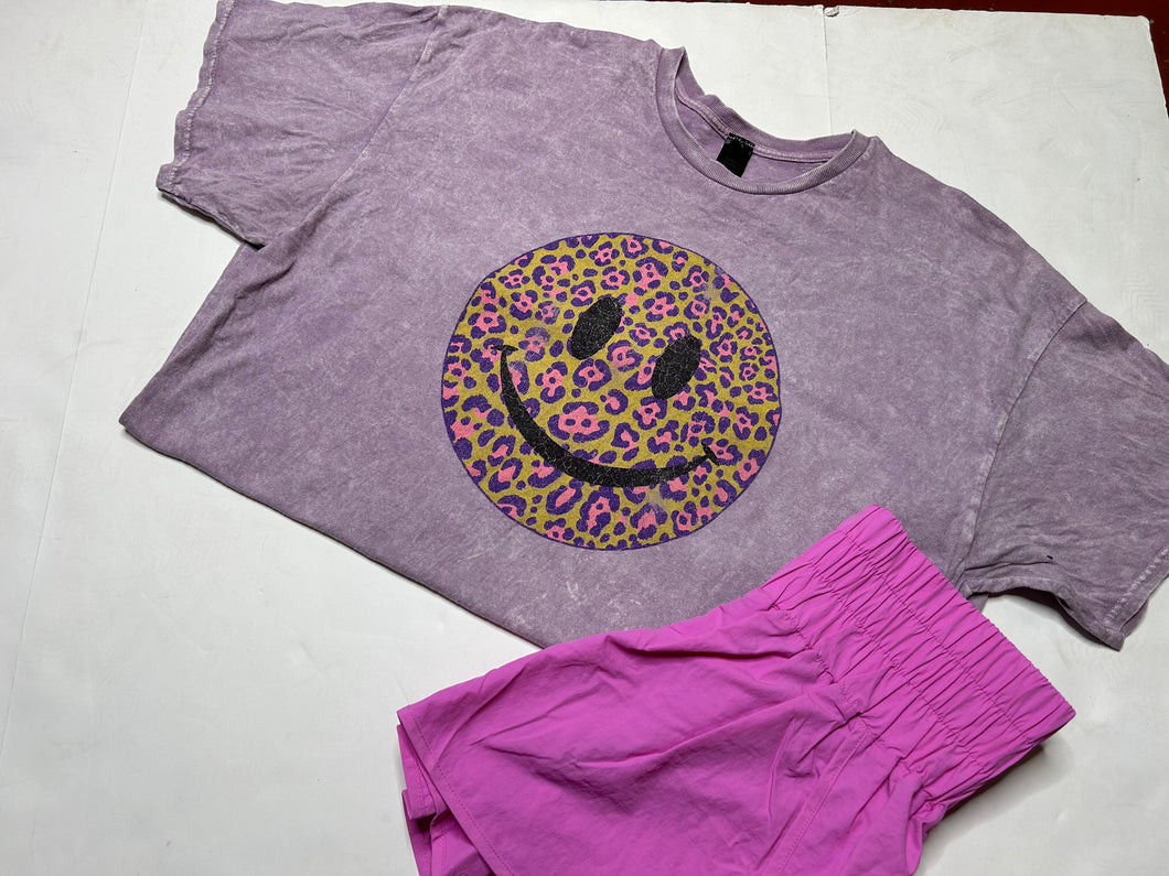 Purple Sweet Claire Womens Graphic Tee, L/XL