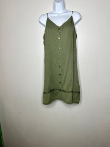 Olive Vince Camuto Womens Dress, Medium