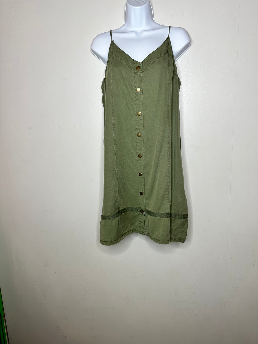 Olive Vince Camuto Womens Dress, Medium