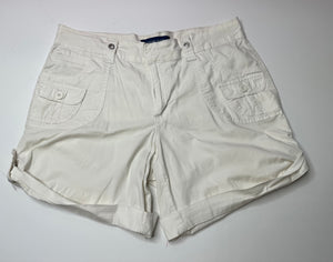 White Bandolinoblu Womens Shorts, 12